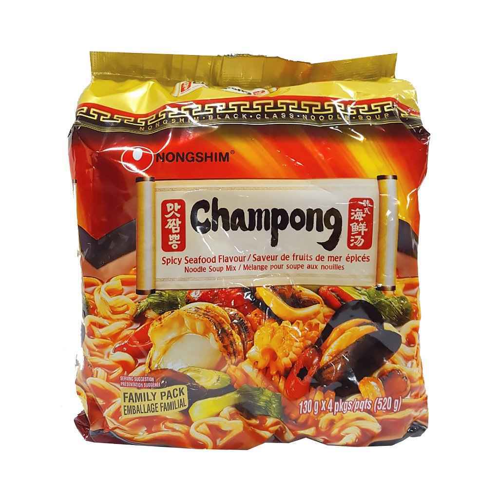 Nongshim Seafood Spicy Noodle (Multi) 4EA 130g